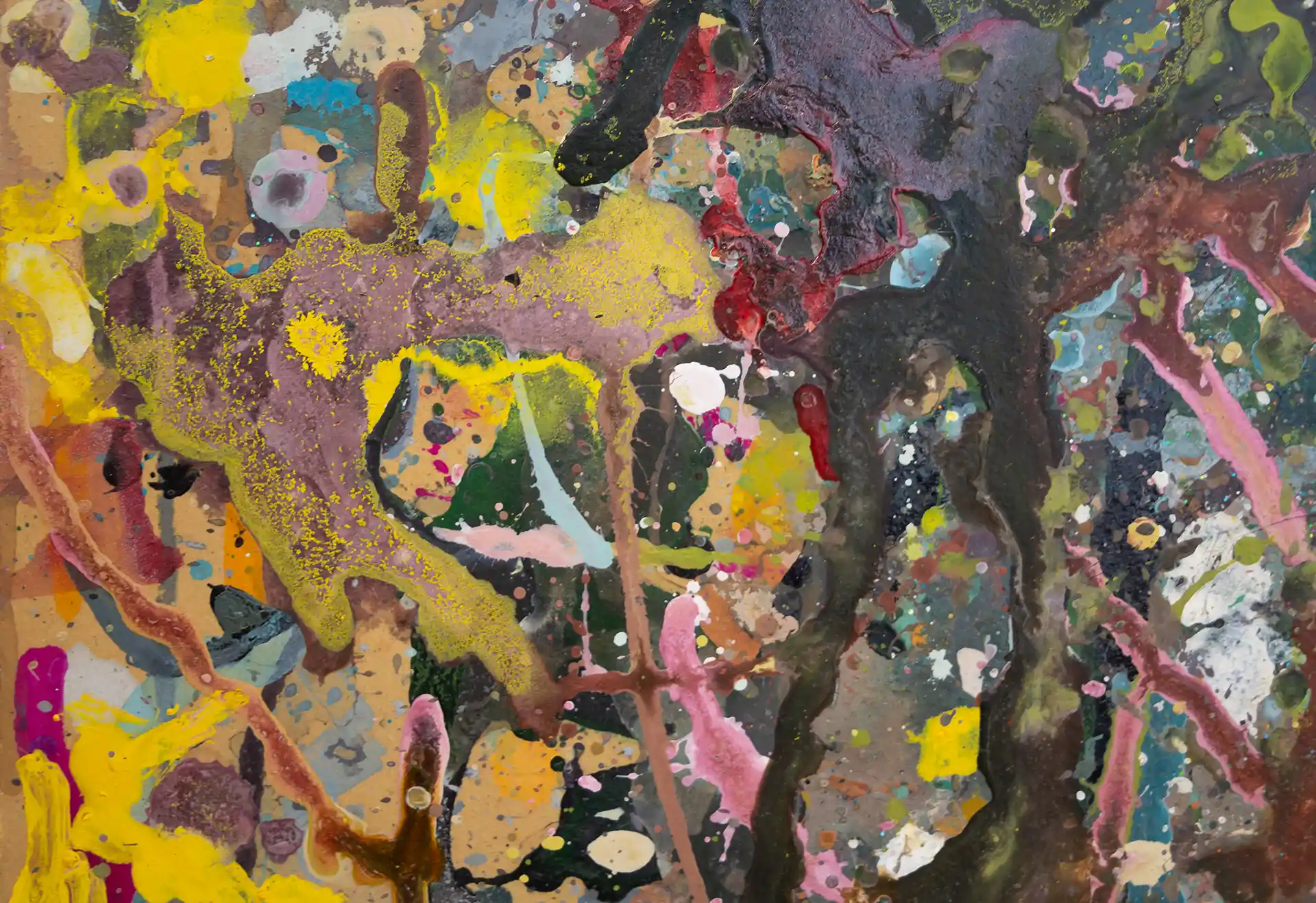 Abstract painting | Garden of Eden | Detail 2