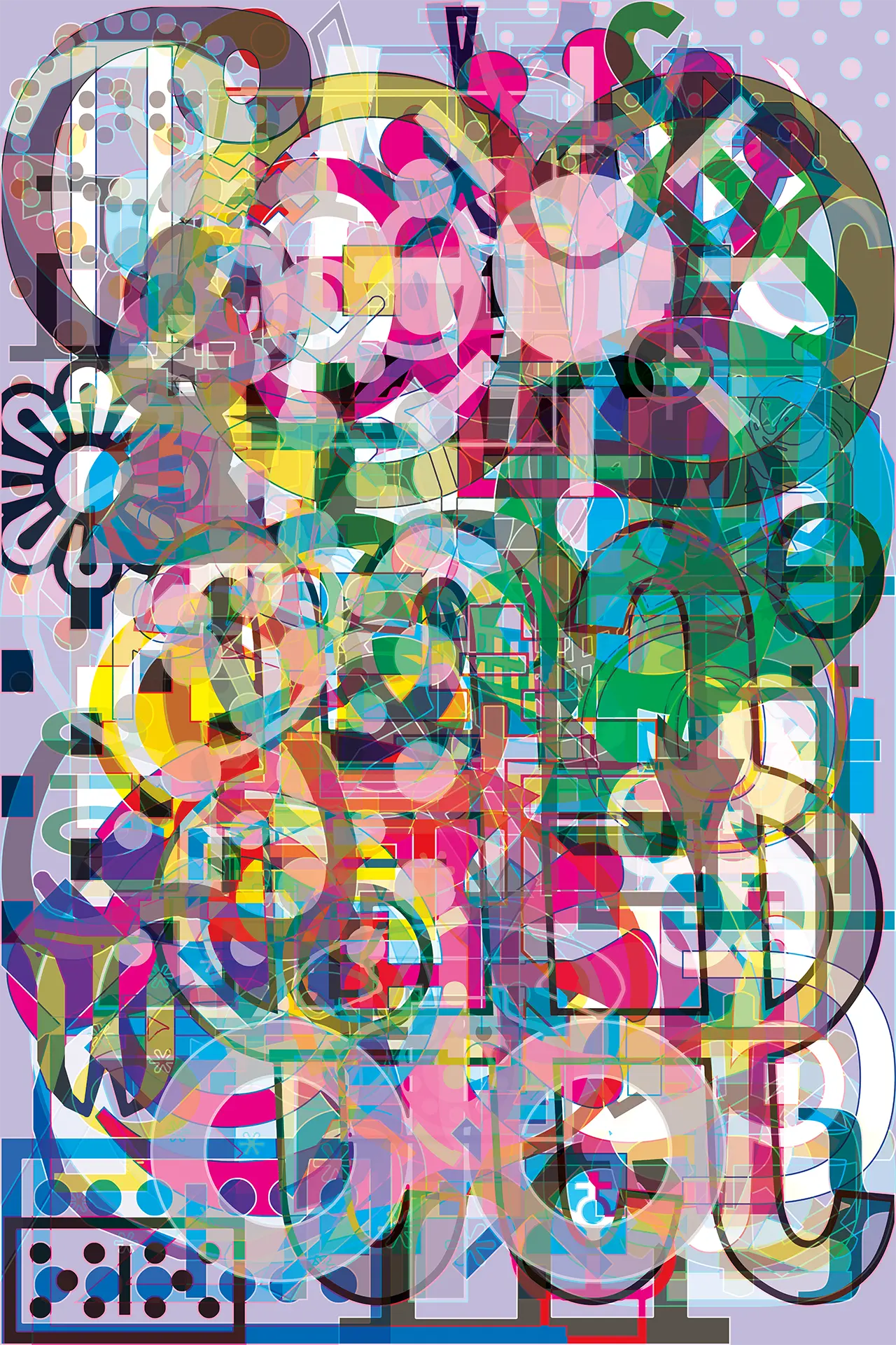 Digital abstract painting | Rhythm and melody Digital abstract painting | Rhythm and melody