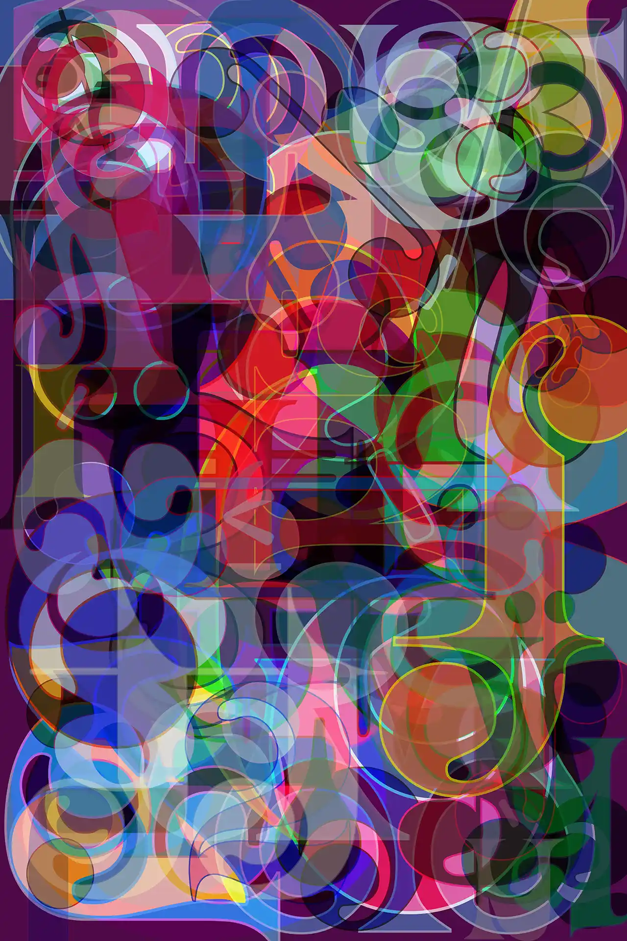 Digital abstract painting | Madman 2 Digital abstract painting | Madman 2