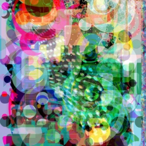 Digital abstract painting | Party boy