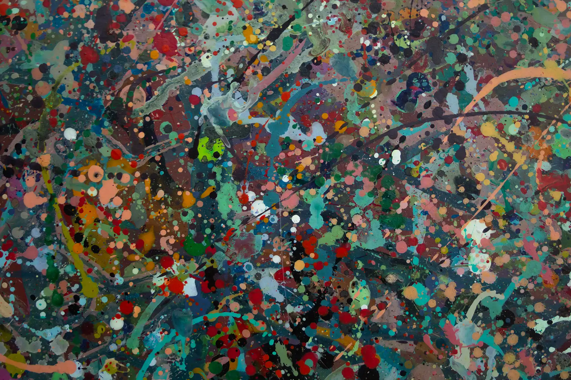 Abstract painting | Alien jungle 2 | Detail 3