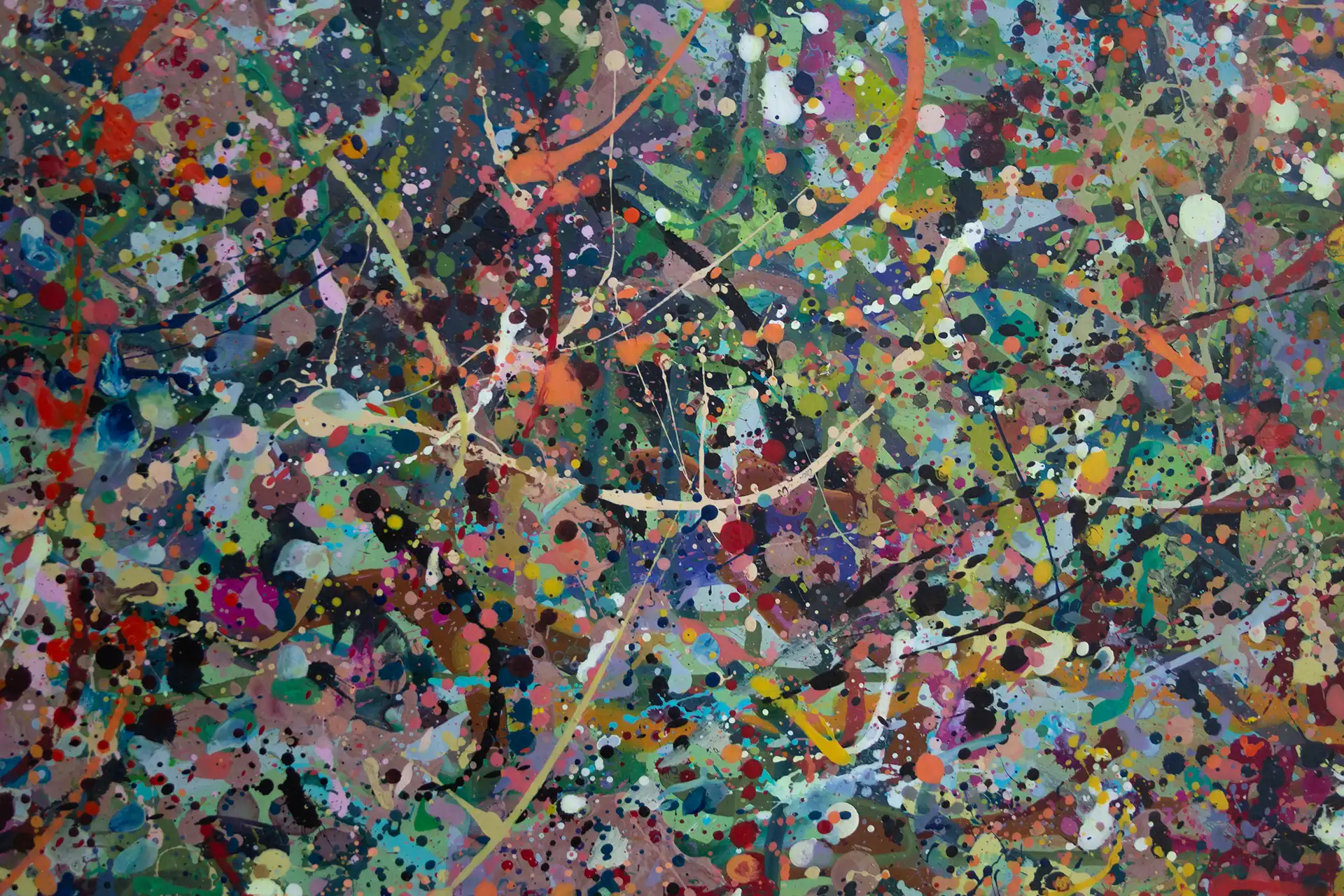 Abstract painting | Alien jungle 2 | Detail 4
