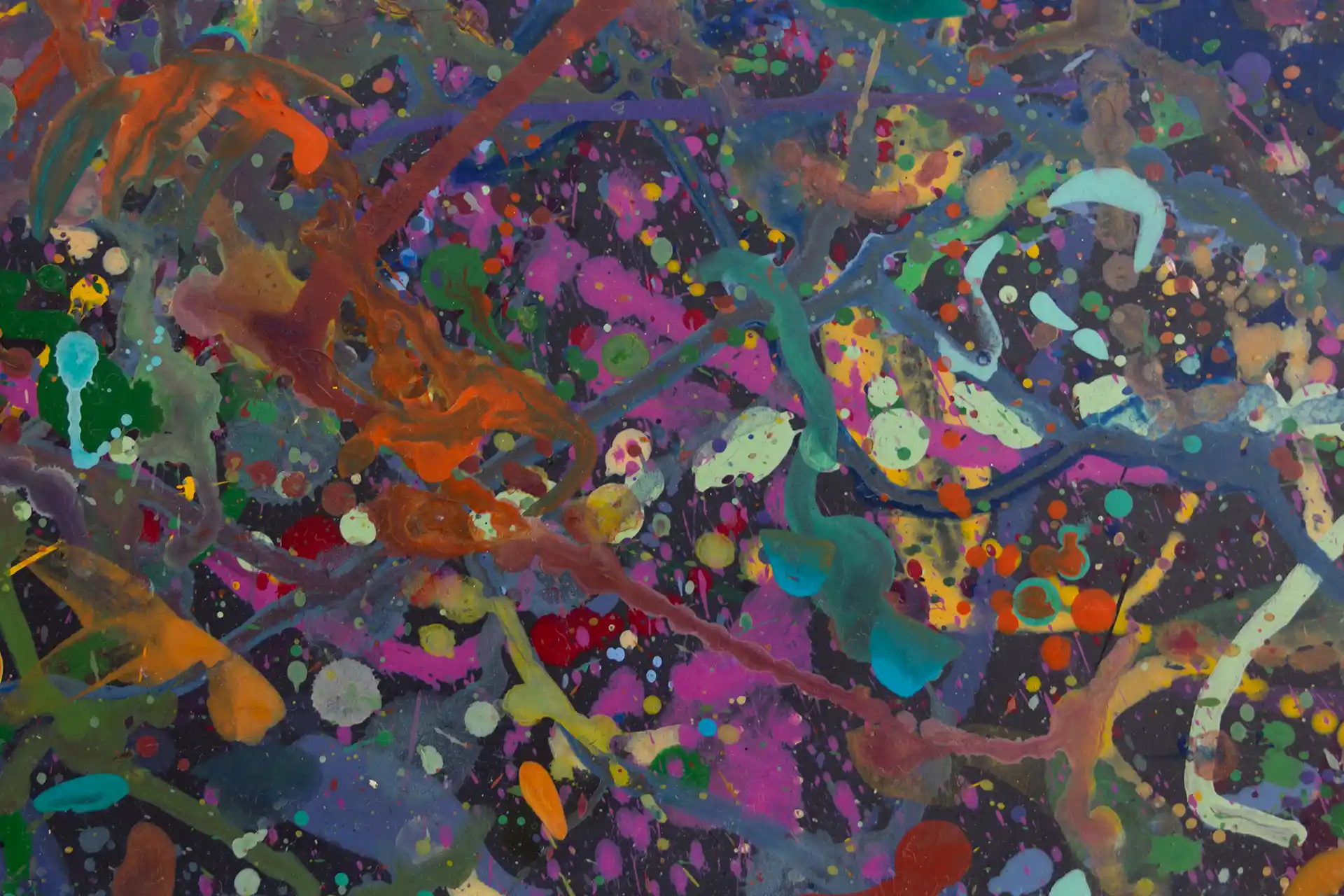 Abstract painting | Celebrities at a party in Yarra Glen | Detail 5