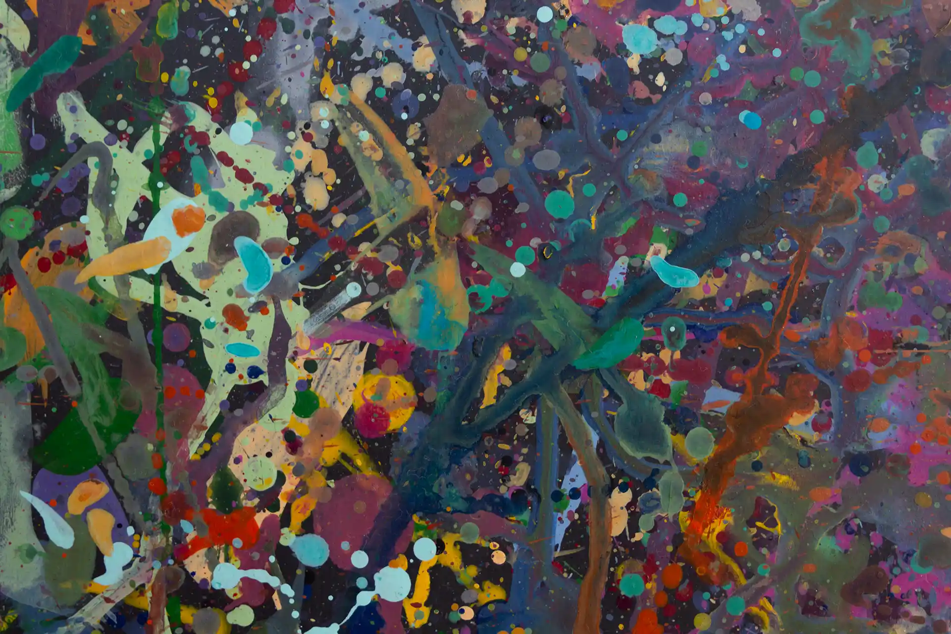Abstract painting | Celebrities at a party in Yarra Glen | Detail 7