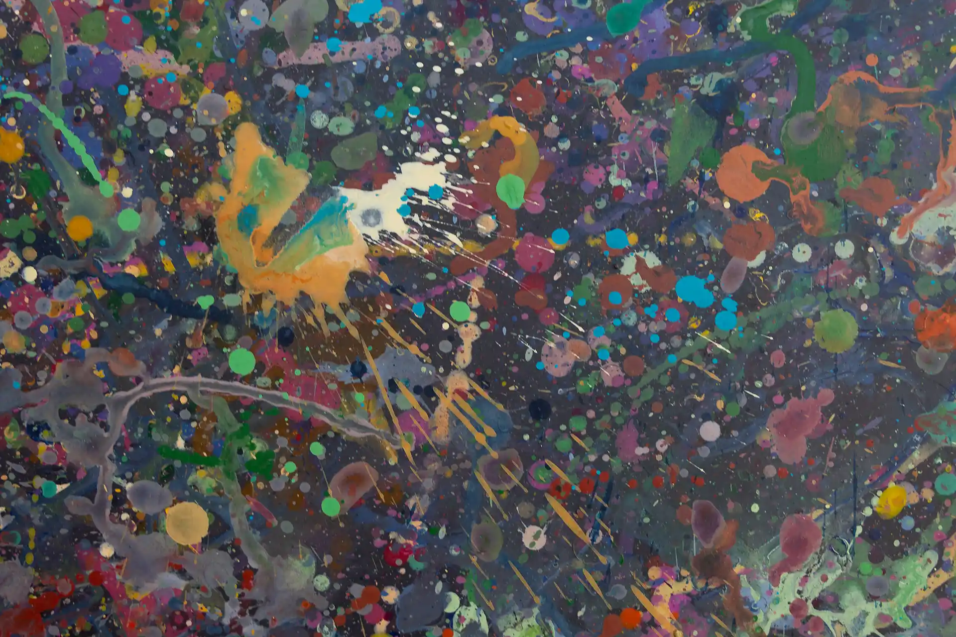 Abstract painting | Celebrities at a party in Yarra Glen | Detail 8