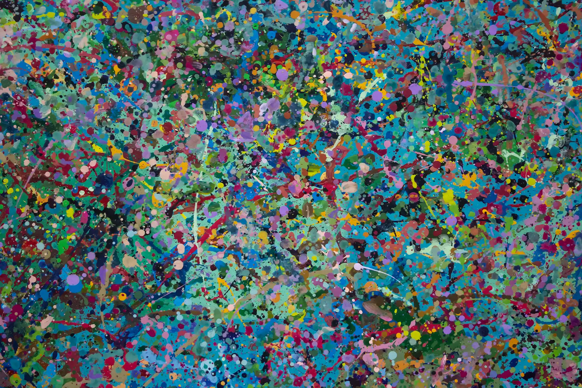 Abstract painting | Field of flowers Yarra Glen 2 | Detail 2