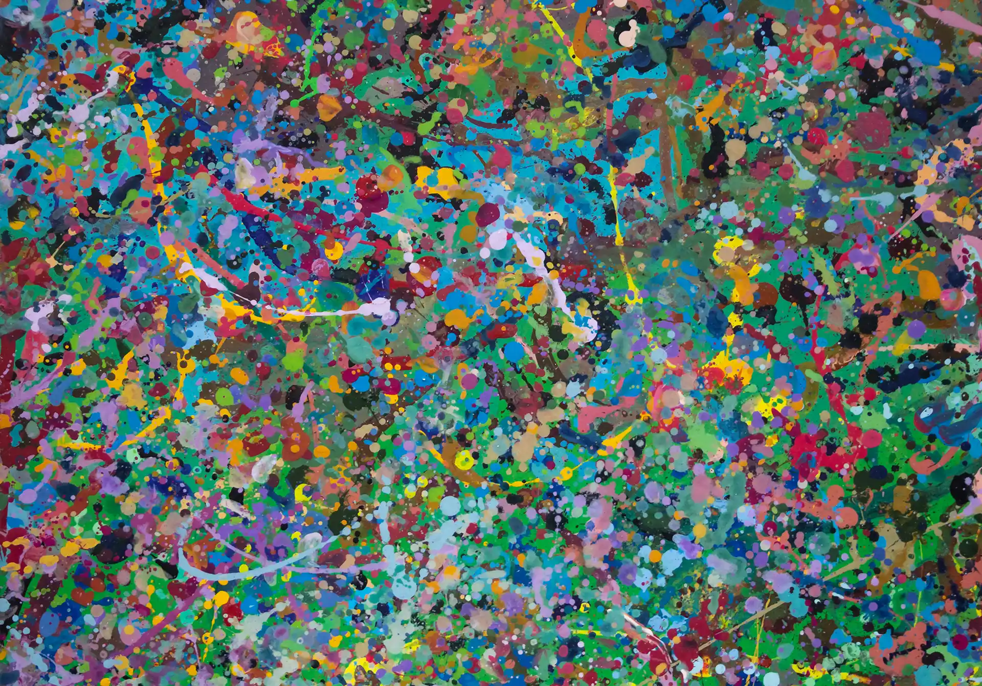 Abstract painting | Field of flowers Yarra Glen 2 | Detail 3