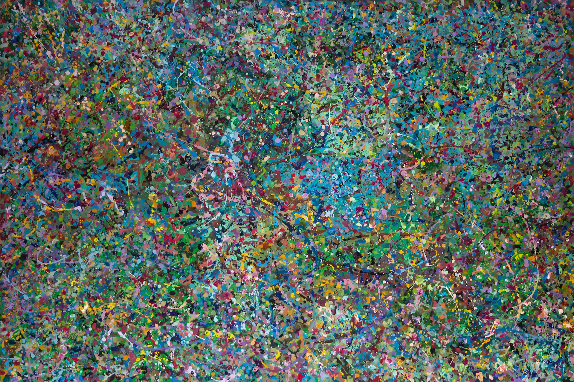 Abstract painting | Field of flowers Yarra Glen 2