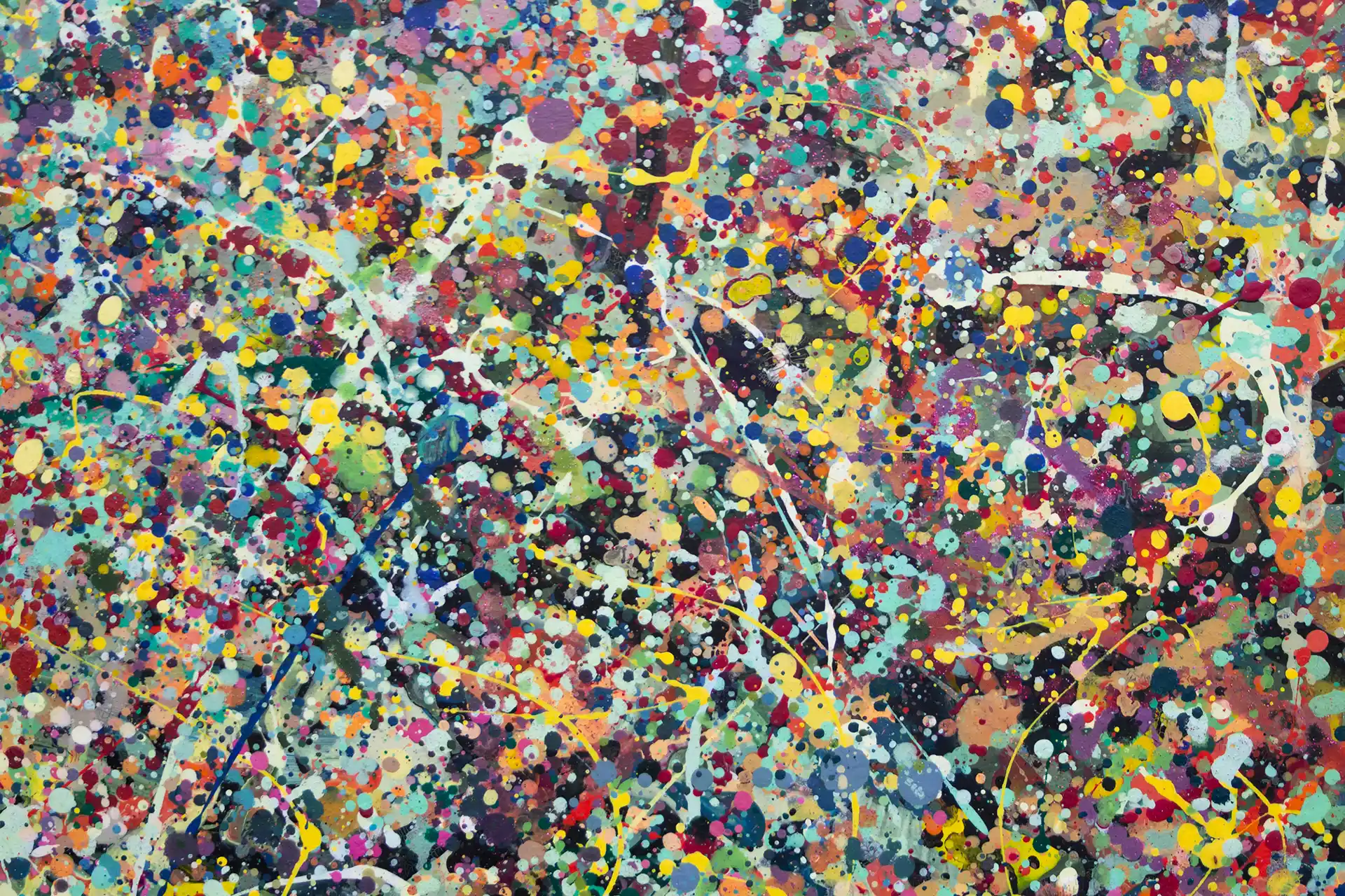 Abstract painting | Celebrities at a party in Greensborough | Detail 13