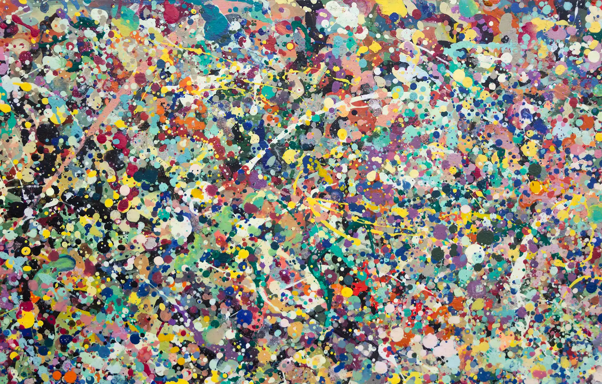 Abstract painting | Celebrities at a party in Greensborough | Detail 14
