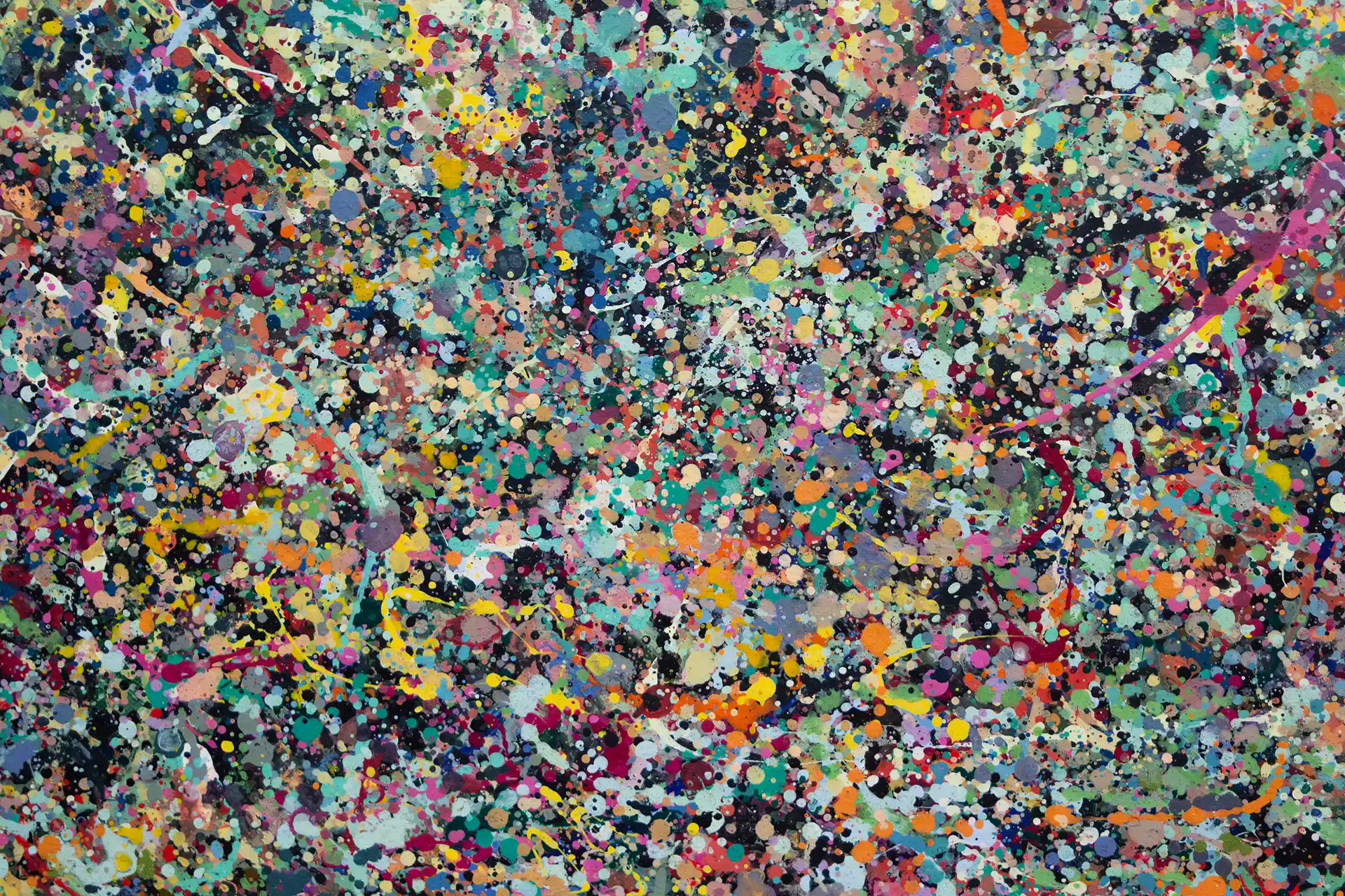 Abstract painting | Celebrities at a party in Greensborough | Detail 3