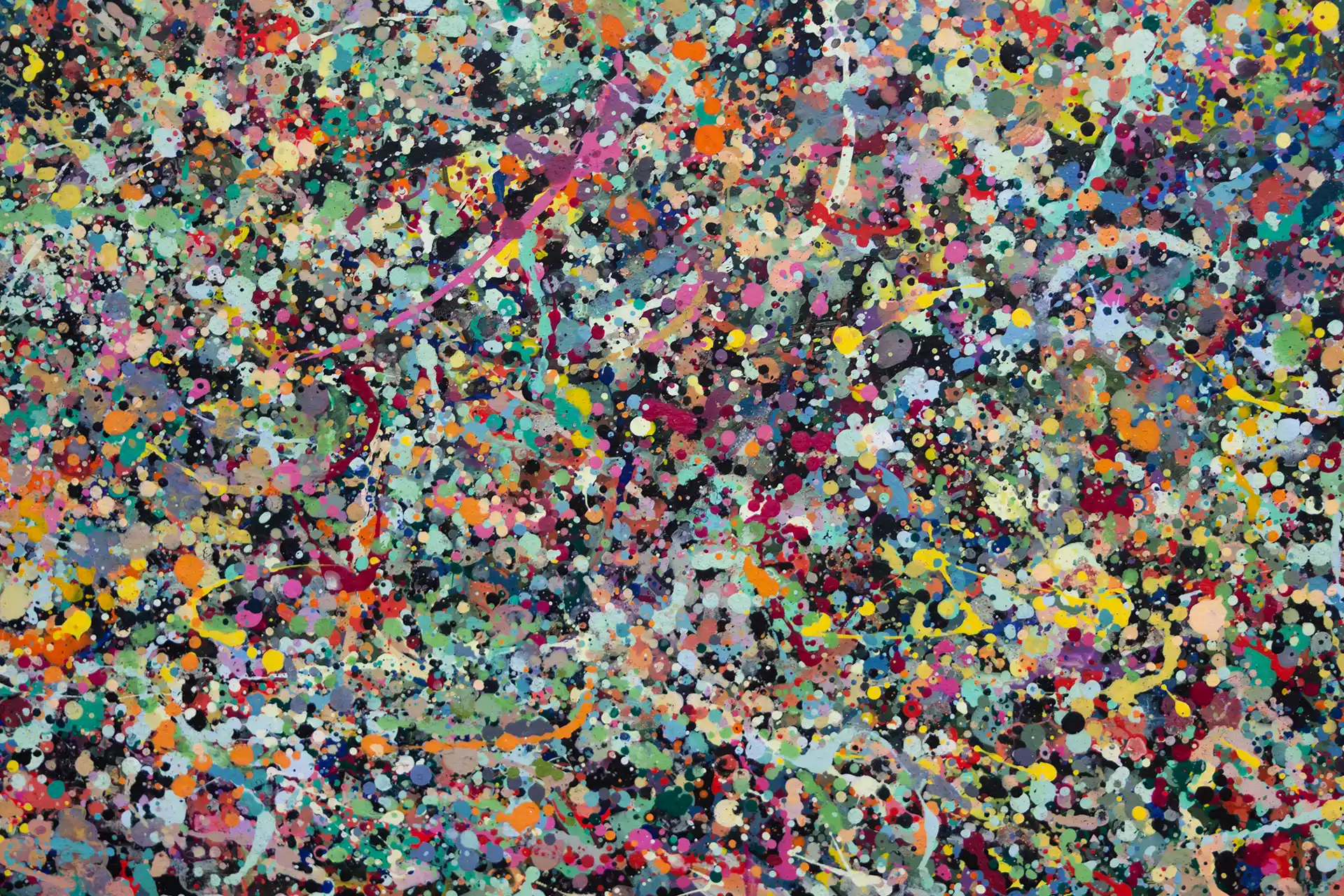 Abstract painting | Celebrities at a party in Greensborough | Detail 4