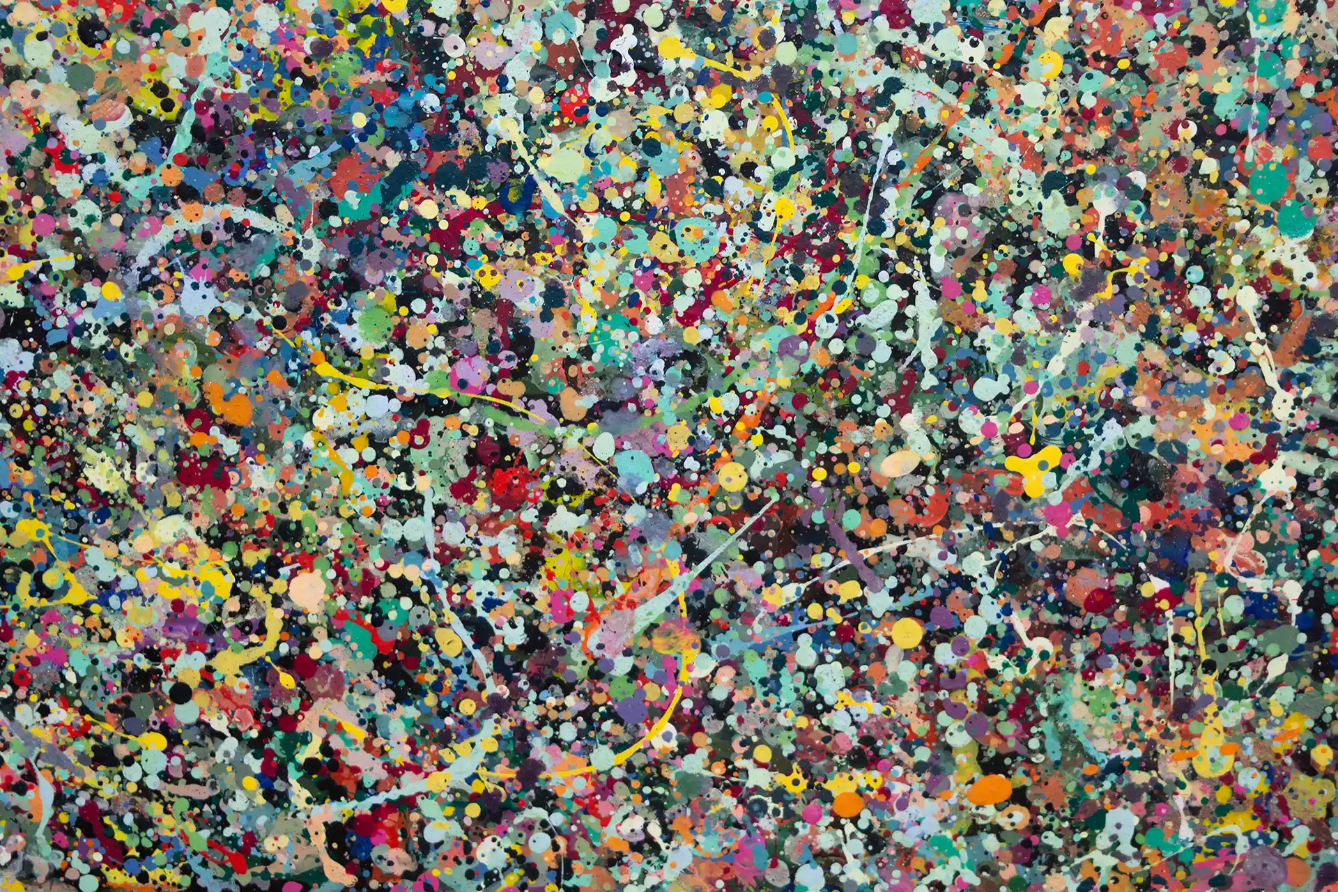 Abstract painting | Celebrities at a party in Greensborough | Detail 5