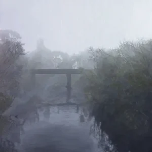 Realism painting | Fog at Yarra Glen