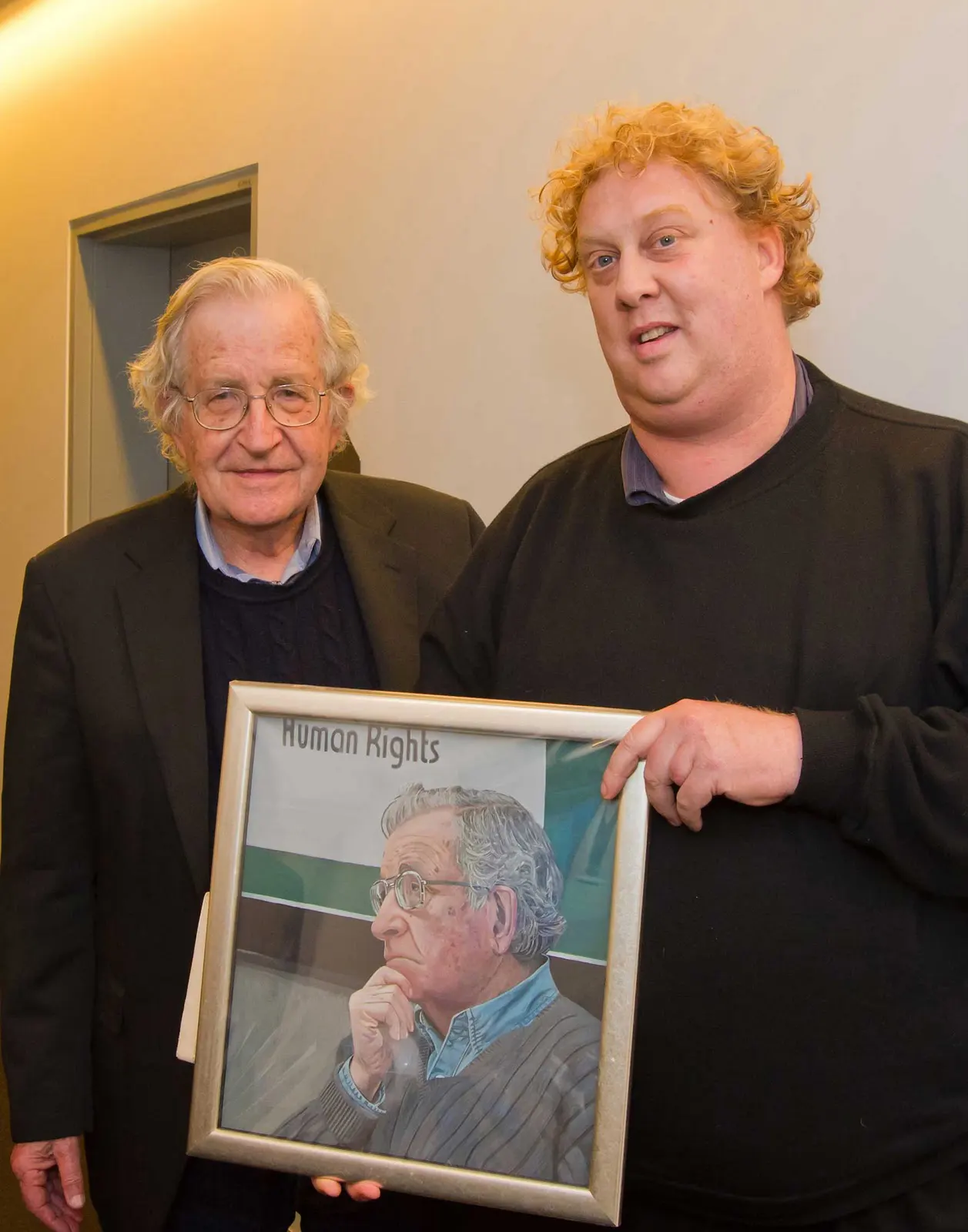 Noam Chomsky and Bert Ernie Noam Chomsky and Bert Ernie