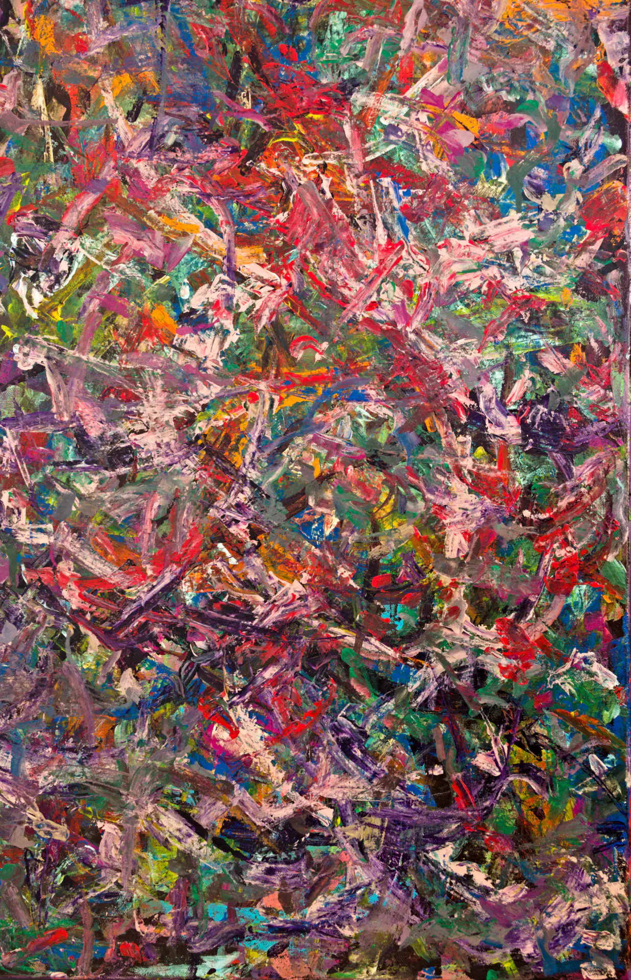 Abstract painting | The Slaughter of Palestine | Bottom left detail