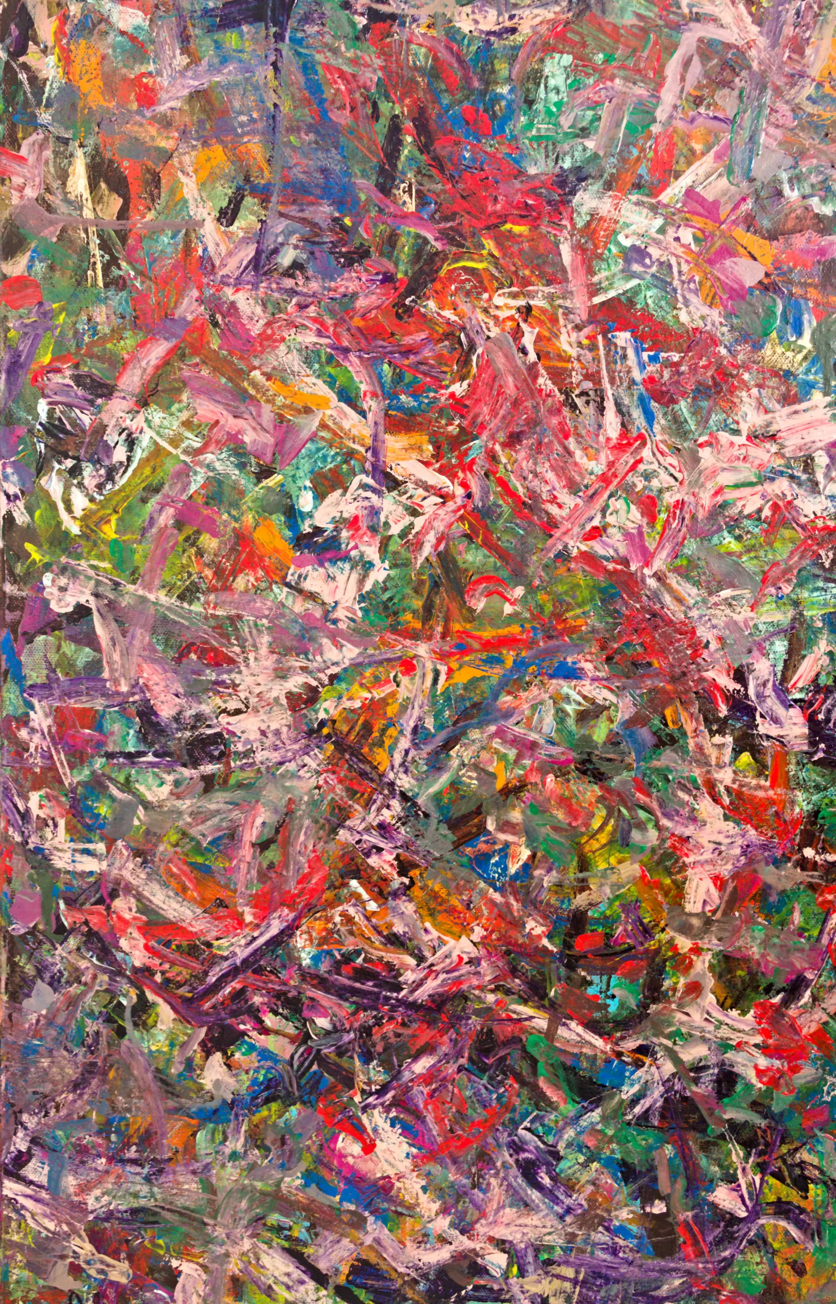 Abstract painting | The Slaughter of Palestine | Middle detail